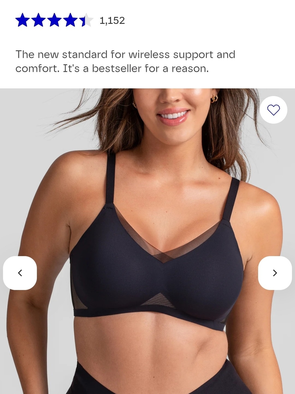 Honeylove Crossover Bra Size 1x 40C/D Black VGUC